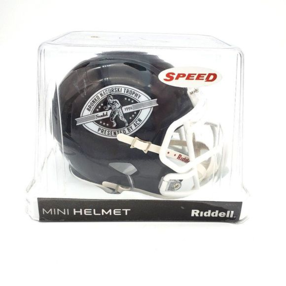 NIB 2017 Nagurski Trophy Mini Helmet Charlotte Touchdown Club Riddell Collectabl